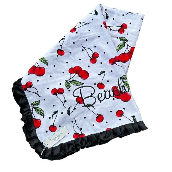 Beach Bunny Cherry Dot Beach Towel - Picture 5 of 7